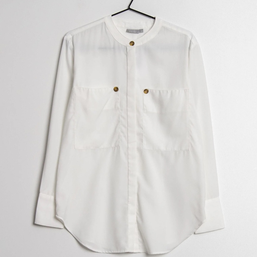 Mango Button Down Blouse - image 1